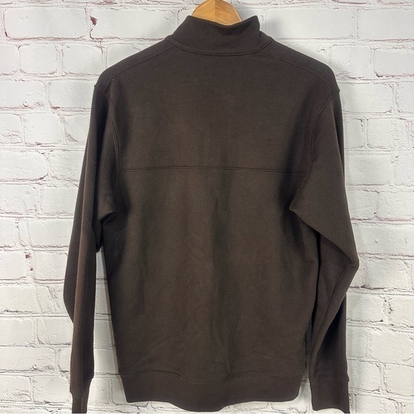 Columbia mens rugged ridge quarter zip pullover brown size small stretchy casual - Picture 6 of 6
